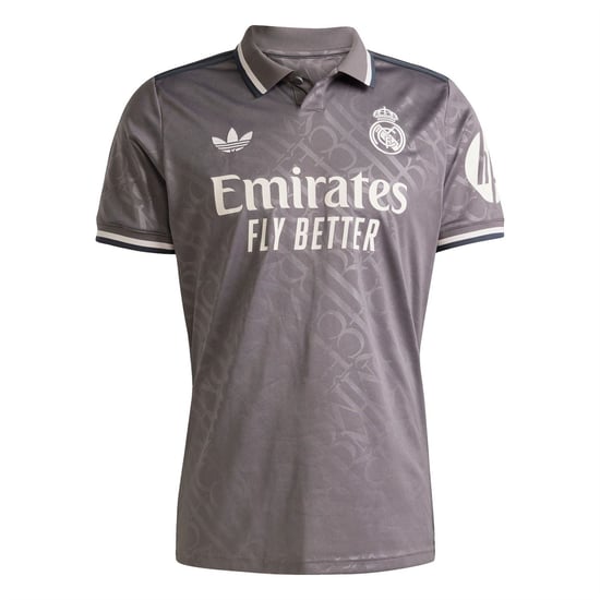 Men's adidas Real 3 Jersey Sn99 in Charcoal - Image 1