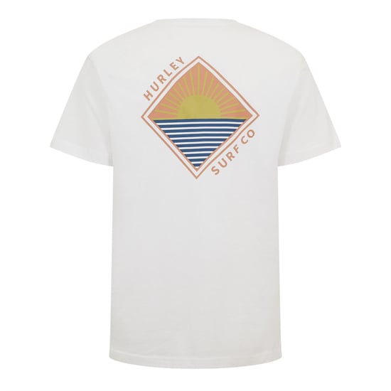 Men's Hurley DSunrise Ss T Sn99 in White - Image 2