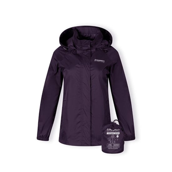 Women's Minoti Women Packaway Waterproof Jacket Purple 36 48 in Purple - Image 1