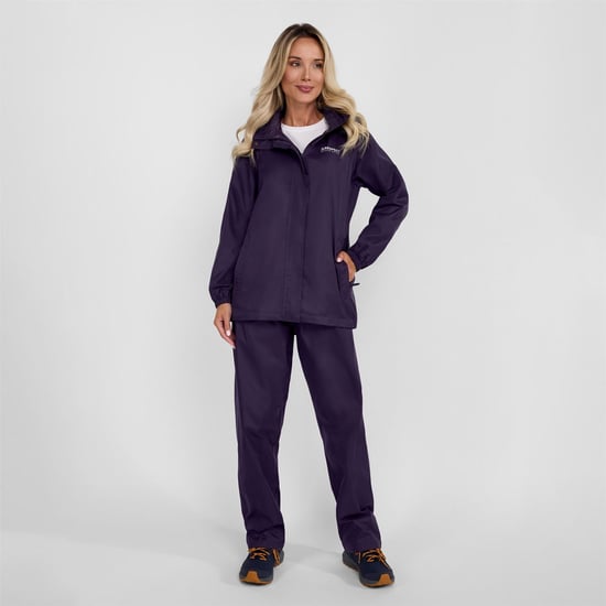 Women's Minoti Women Packaway Waterproof Jacket Purple 36 48 in Purple - Image 3