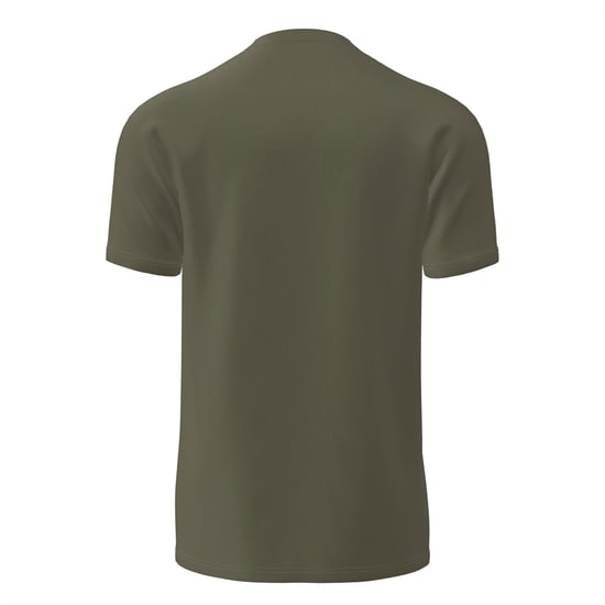 Men's Firetrap 2pk T Shirt Sn99 in Military Green - Image 2