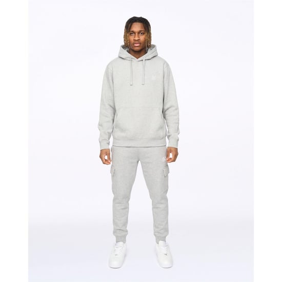 Men's SikSilk Logo Cargos Sn99 in Grey Marl - Image 4