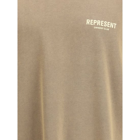 Represent Bruine Katoenen T-Shirt - Image 3