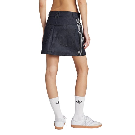 Women's adidas Originals Skirt in Indigo Denim - Image 3