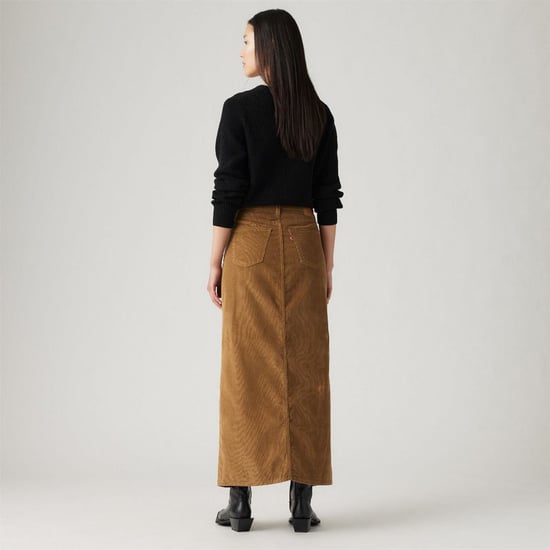 Women's Levis Ankle Column Denim Skirt in Ermine - Image 4