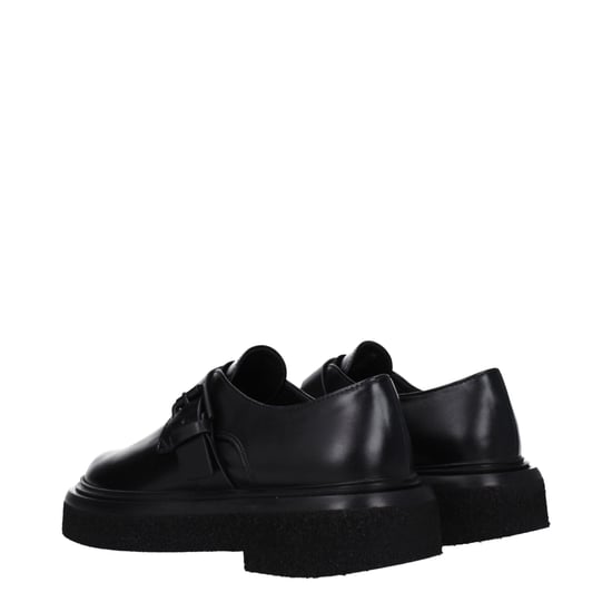 Max Mara Svarta Läder Oxfords och Derbys - Image 4