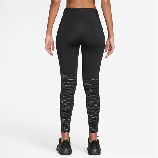 Women's Nike T Flash Tight in Black/Silver - Image 2