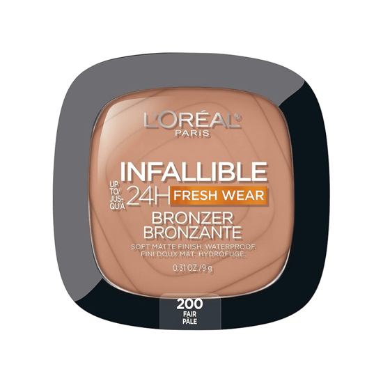L'Oreal Infallible 24H Fresh Wear Bronzer Waterproof 9g - 200 Fair - Image 1