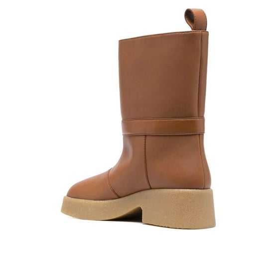 Stella McCartney Bruine Polyethyleen Enkellaarsjes - Image 3