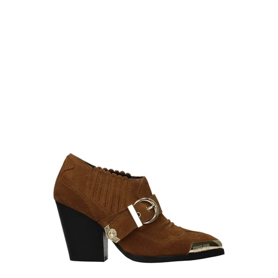 Versace Jeans Bruine Leren Enkellaarzen - Image 1