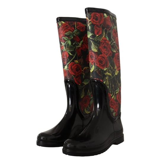 Dolce & Gabbana Svarta Polyvinyl Regnstövlar - Image 2