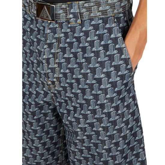 Lanvin Blauwe Katoenen Shorts - Image 4