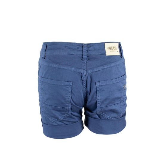 Alsjeblieft Blauwe Katoenen Korte Broek - Image 2