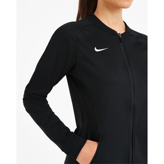Women's Nike Trn Knt Tracksuit Jacket in Black - Image 4
