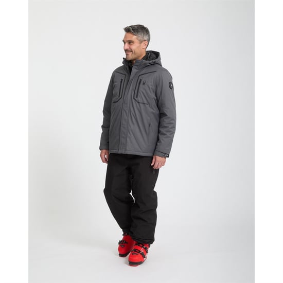 Men's Spyder Snow System Ski Jacket in Polar - Image 2