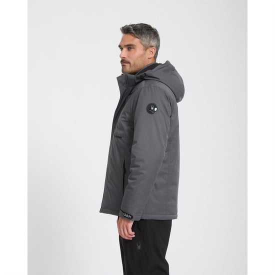 Men's Spyder Snow System Ski Jacket in Polar - Image 5
