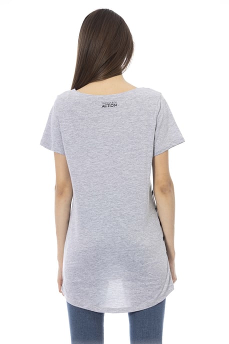 Trussardi Grijze Katoenen T-Shirt - Image 3