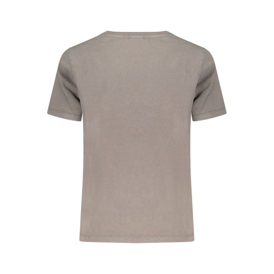 Desigual Grigio Bomull T-shirt för kvinnor - Image 2