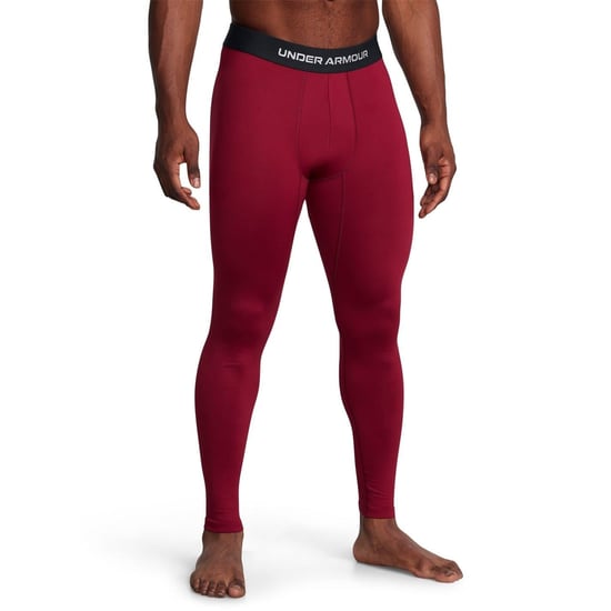 Men's Under Armour Armour Ua Cg Elite Leggings Legging in Red - Image 3