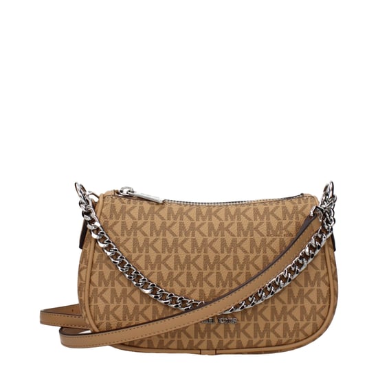 Michael Kors Bruine Stof Handtas - Image 1