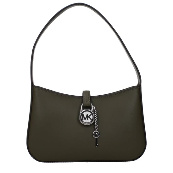 Michael Kors Grön Läderhandväska - Image 1