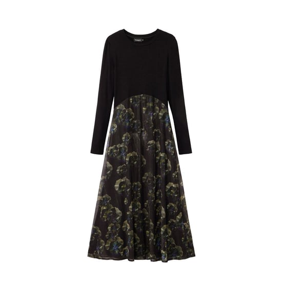 Desigual Zwarte Polyester Casual Jurk - Image 1