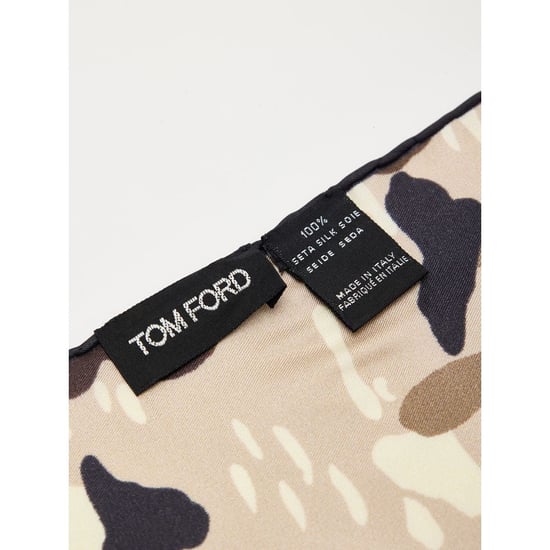 Tom Ford Beige Silkesfickhandduk - Image 3