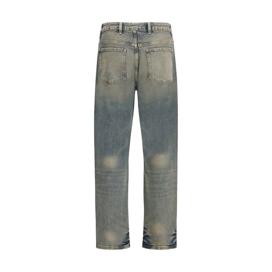 Represent Blå Bomulls Rakben Jeans - Image 2