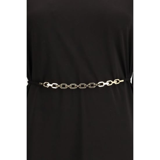 PINKO Zwart Acetaat Casual Jurk - Image 3