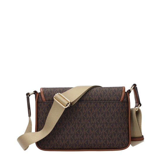 Michael Kors Bruine Stoffen Crossbody Tas - Image 3