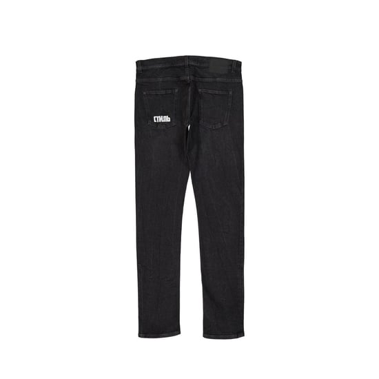 Heron Preston Zwarte Katoenen Slim Fit Jeans - Image 2