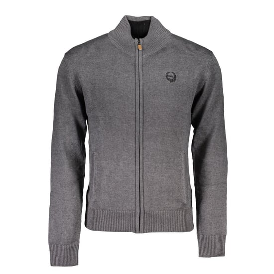 Gianmarco Venturi Grigio Katoenen Heren Cardigan - Image 1