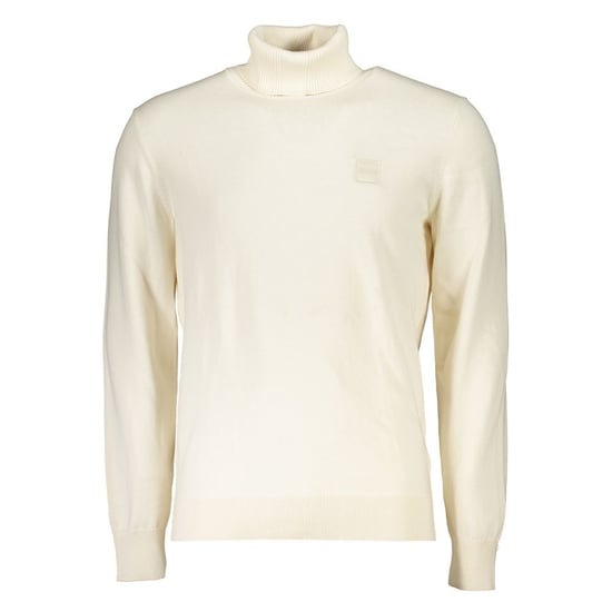 Hugo Boss White Cotton Turtleneck - Image 1