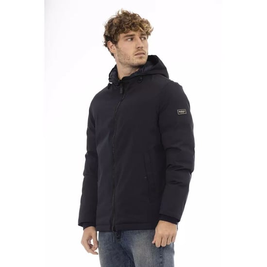 Baldinini Trend Blauwe Polyester Shell Jacket - Image 2