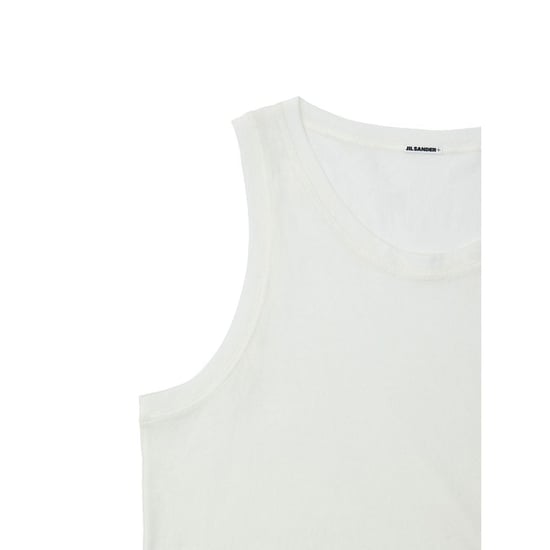 Jil Sander Vit Bomull Ärmflöjt Jacka - Image 4