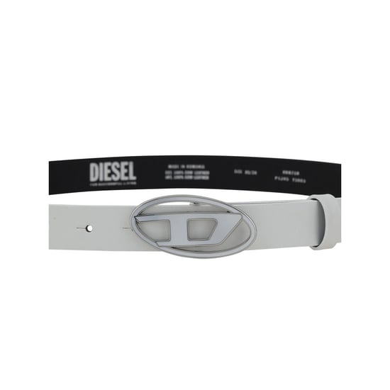 Diesel Witte Kalfskleren Bos Taurus Regular Riem - Image 3
