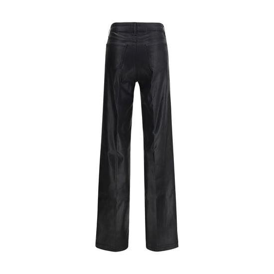 L'Agence Black Cotton Casual Pants - Image 2