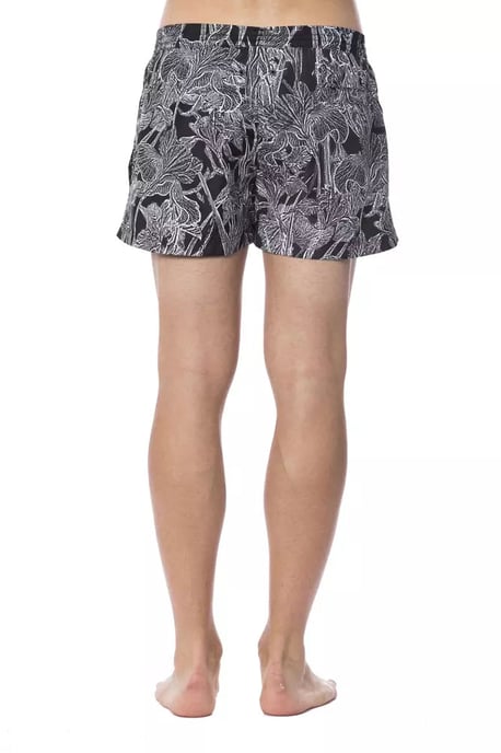 Roberto Cavalli Sport Svart Polyester Herrbadkläder - Image 3
