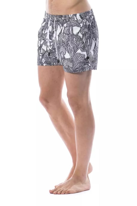 Roberto Cavalli Sport Svart Polyester Herrbadkläder - Image 2