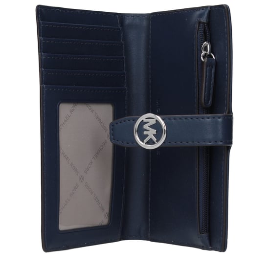 Michael Kors Blauwe Stoffen Portemonnee - Image 3