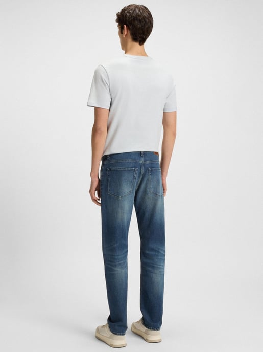 Mens Navy Maine Slim Jean - Image 4