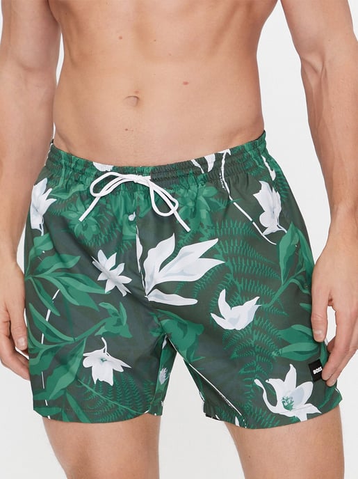Mens Open Green Piranha Swim Short - Image 2