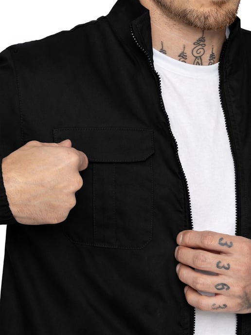 Enzo | Mens Lightweight Funnel Neck Jacket - Image 3