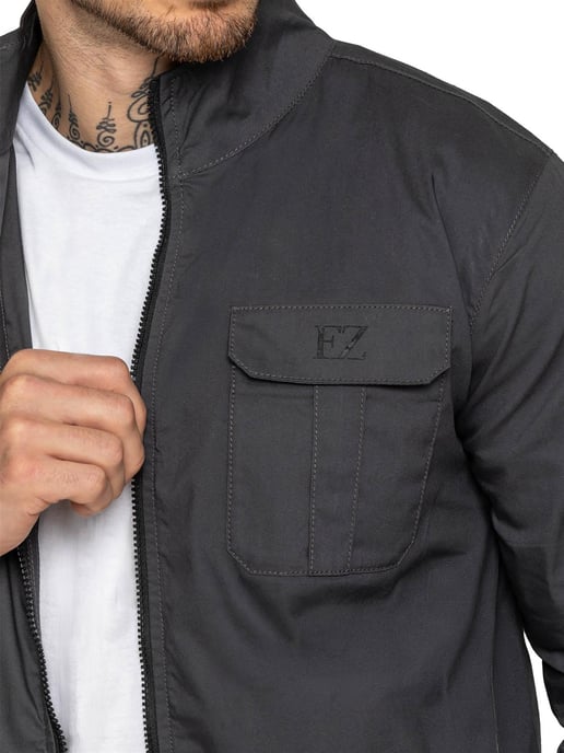 Enzo | Mens Lightweight Funnel Neck Jacket - Image 3