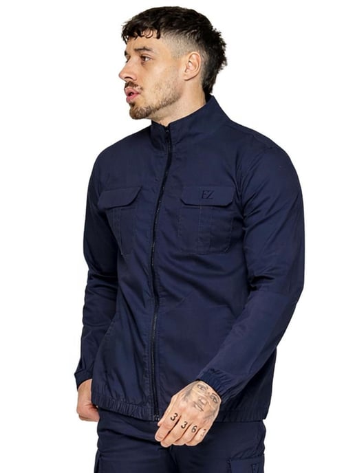 Enzo | Mens Lightweight Funnel Neck Jacket - Image 2