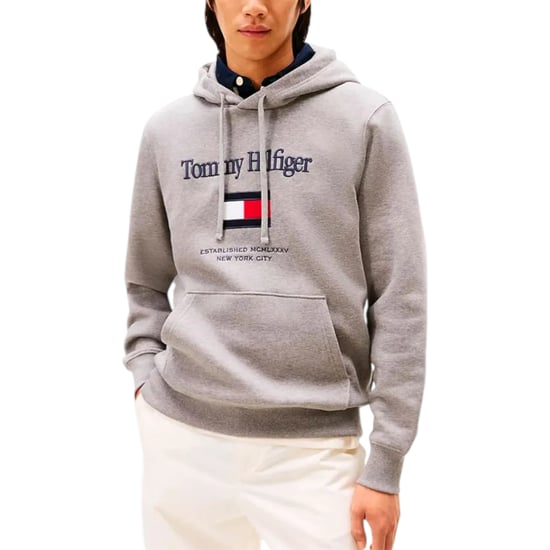 Tommy Hilfiger Mens Embroidery Flex Hoodies Casual Cotton Regular fit New Top - Image 1