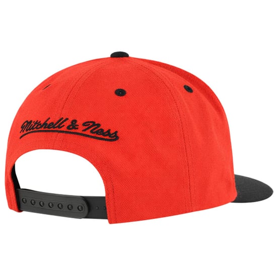 Mitchell & Ness Box Logo Red/Black Cap - Image 2