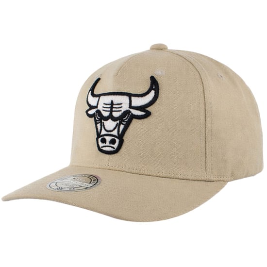 Mitchell & Ness NBA Chicago Bulls Outline Logo Sand Cap - Image 1
