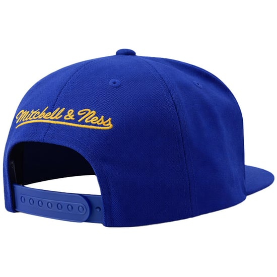 Mitchell & Ness NBA Golden State Warriors Wool Solid Blue Cap - Image 2