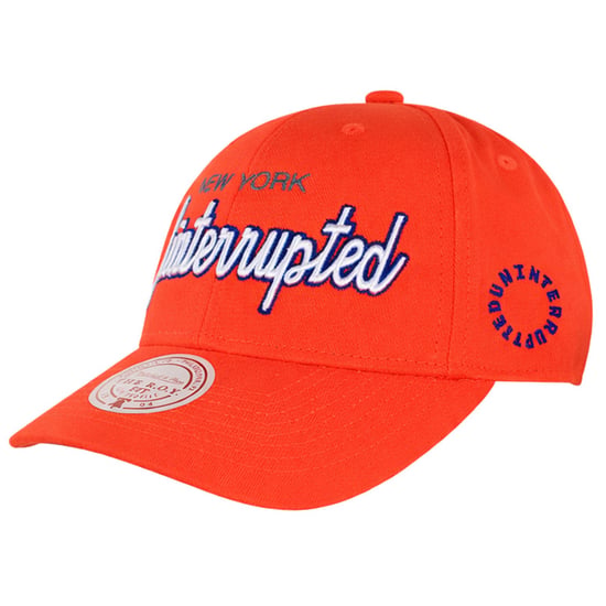 Mitchell & Ness NBA New York Knicks Uninter Orange Cap - Image 1